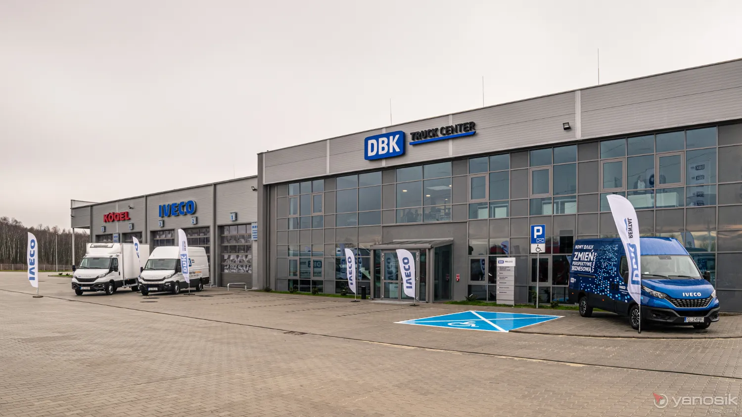 zdjęcie przedstawiające Grupa DBK | serwis i części IVECO DAF MAN KOEGEL