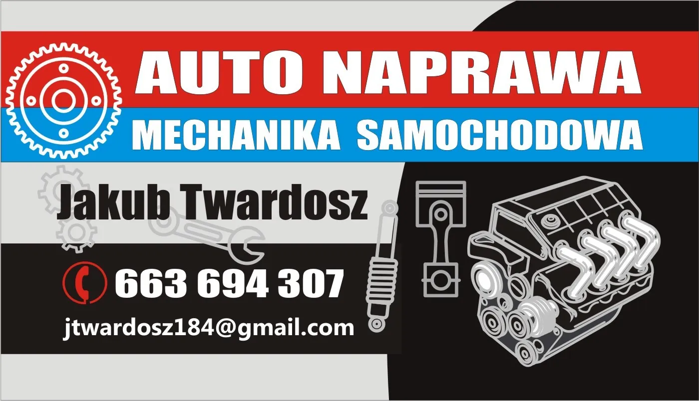 zdjęcie przedstawiające Mechanika samochodowa Jakub Twardosz