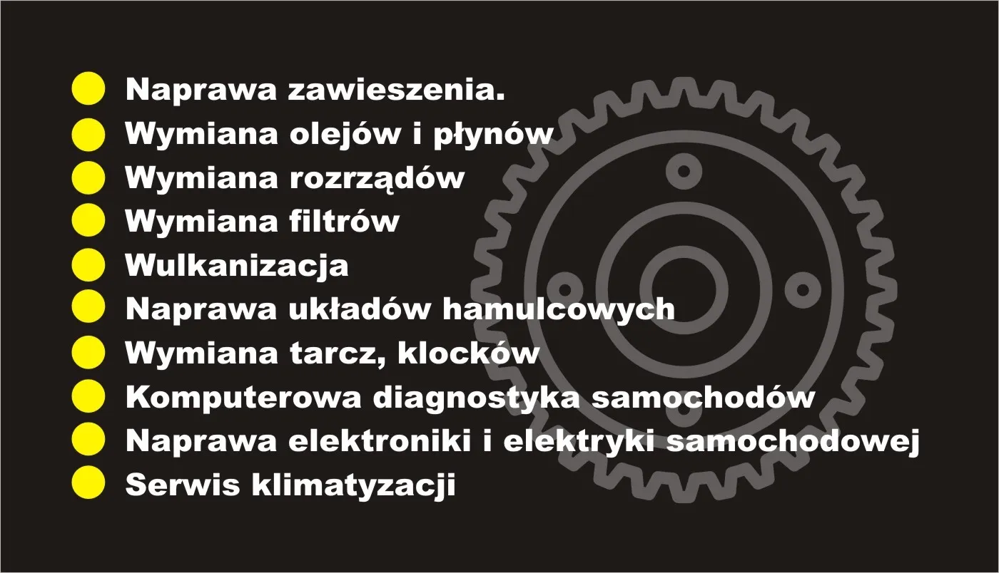 zdjęcie przedstawiające Mechanika samochodowa Jakub Twardosz
