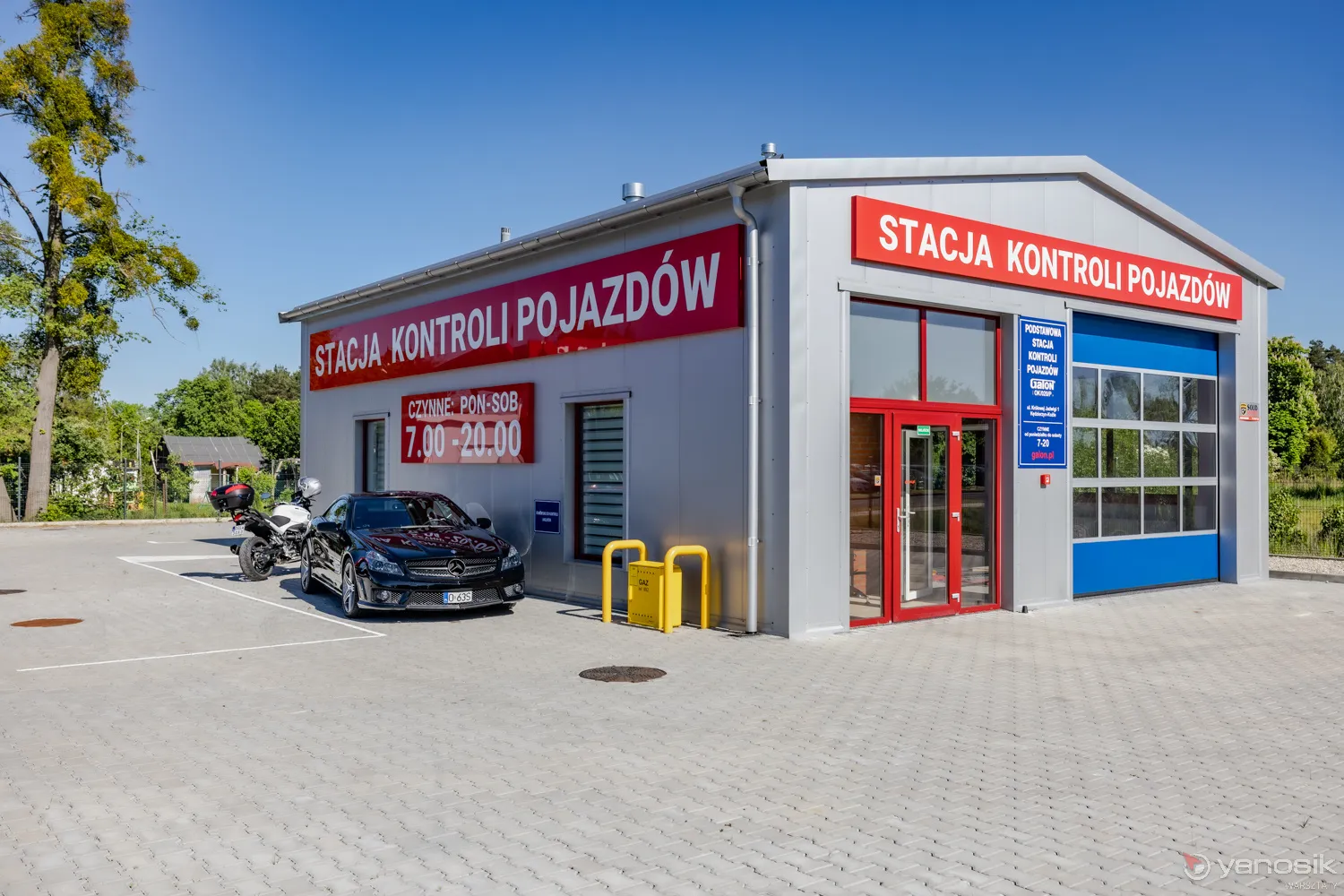 zdjęcie przedstawiające Galon Podstawowa Stacja Kontroli Pojazdów