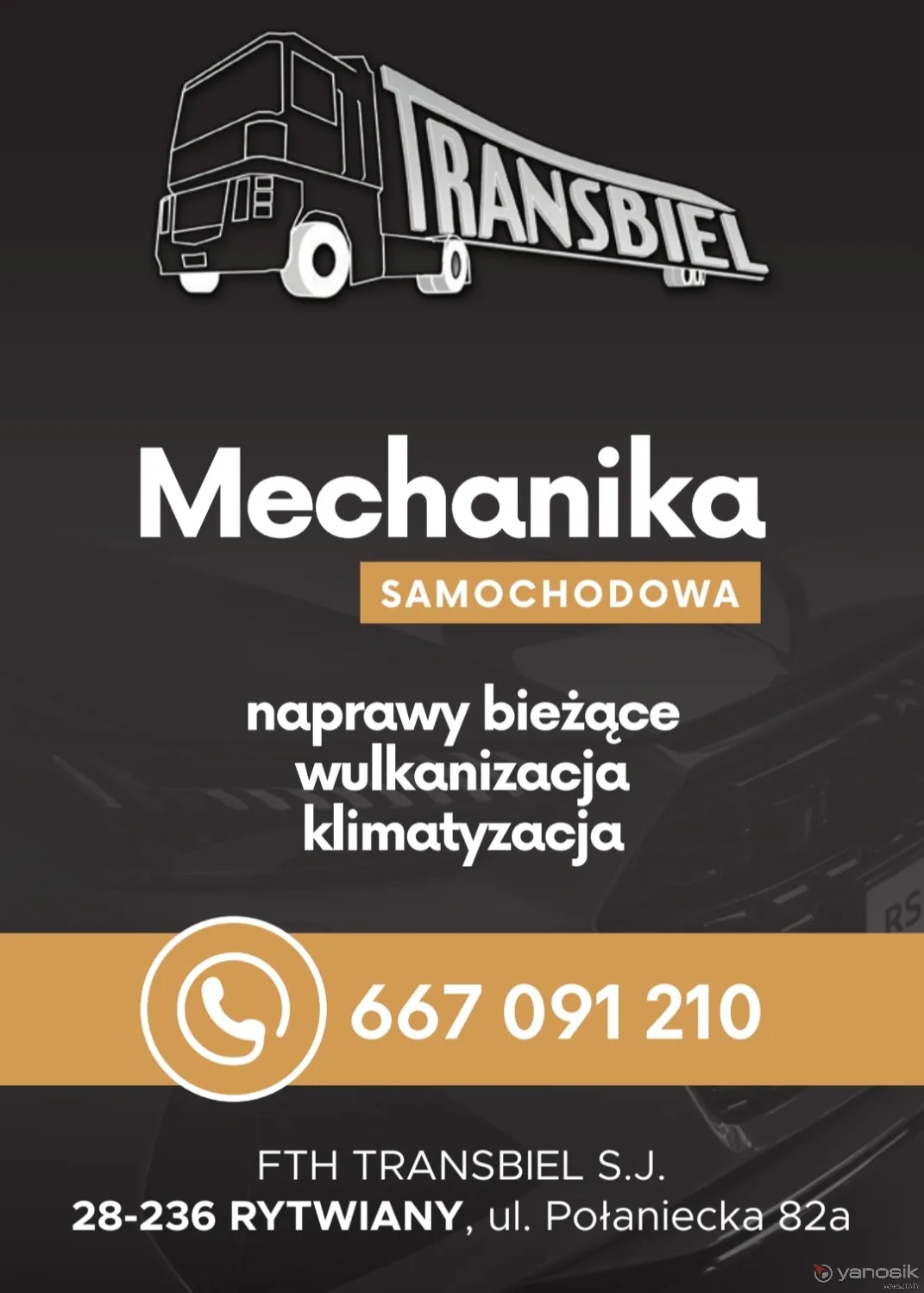 zdjęcie przedstawiające F.T.H. TRANSBIEL sp.j.