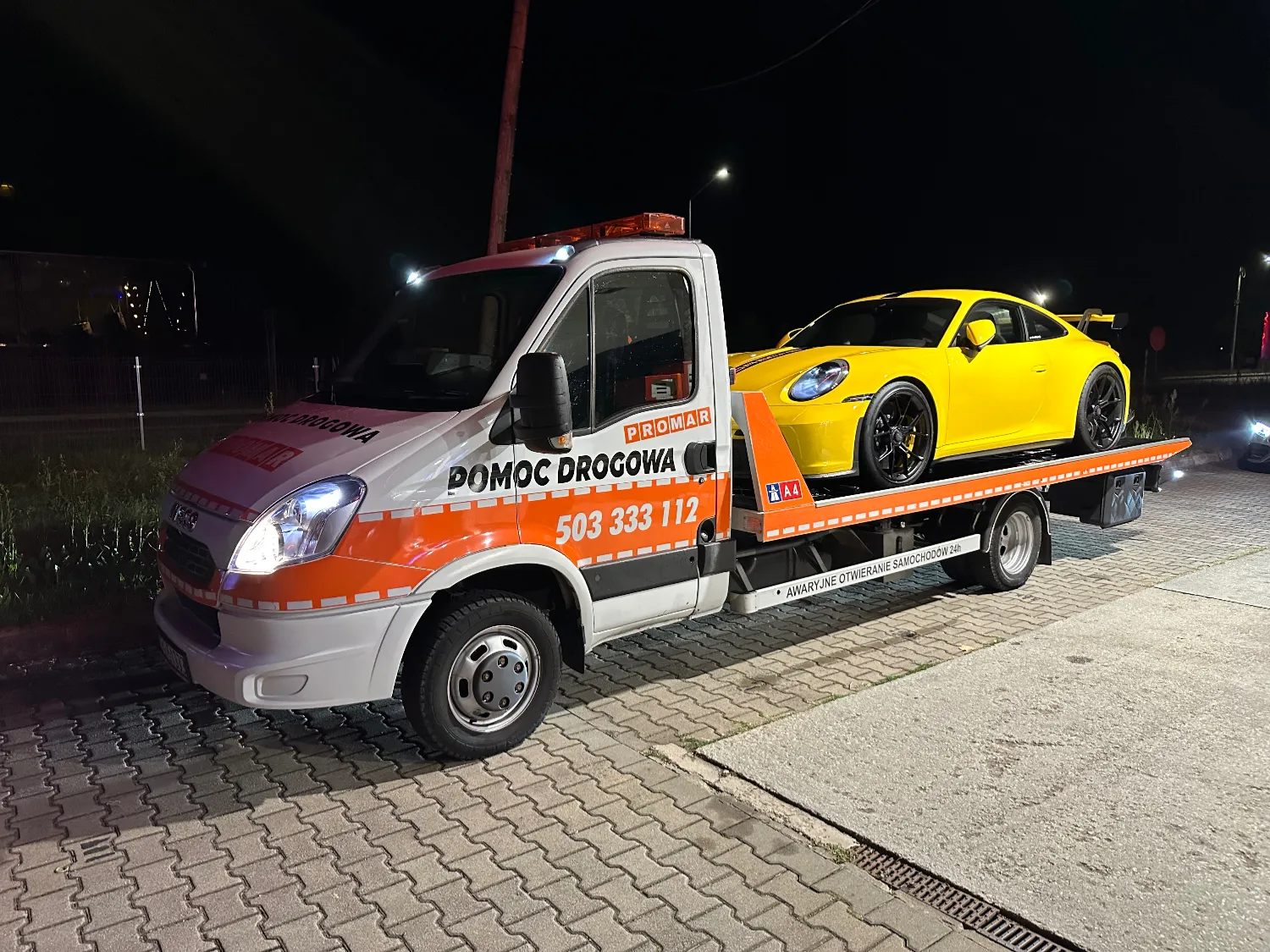 zdjęcie przedstawiające Pomoc Drogowa 24h PROMAR Autostrada A4
