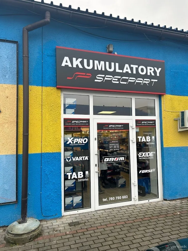 zdjęcie przedstawiające Akumulatory Specpart Chrzanów