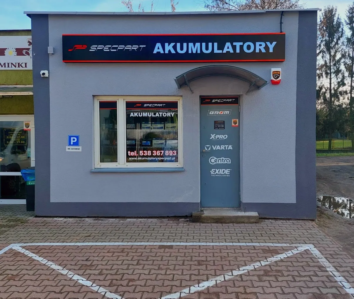 zdjęcie przedstawiające Akumulatory Specpart Luboń