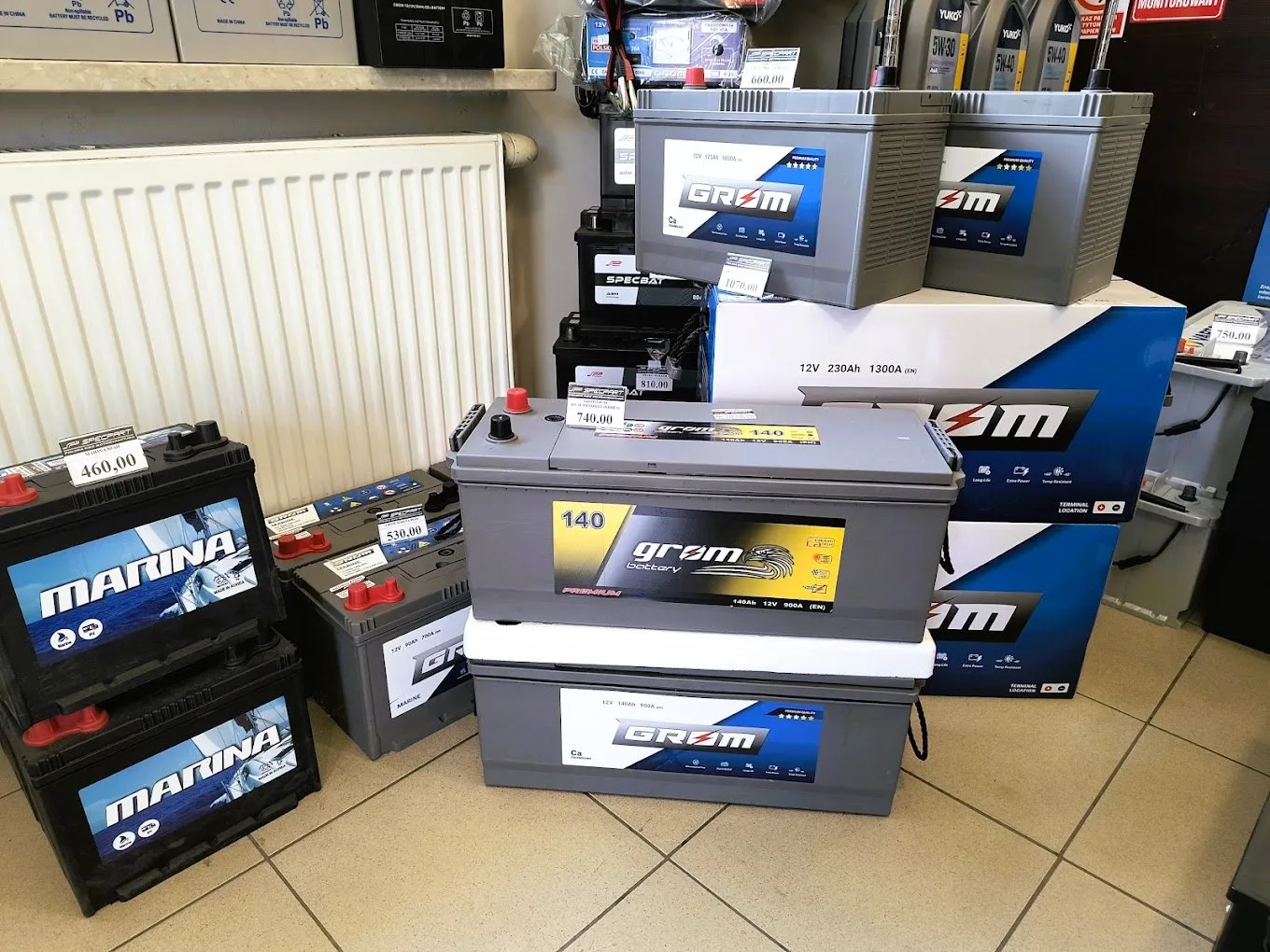 zdjęcie przedstawiające Akumulatory Specpart Warszawa Górczewska