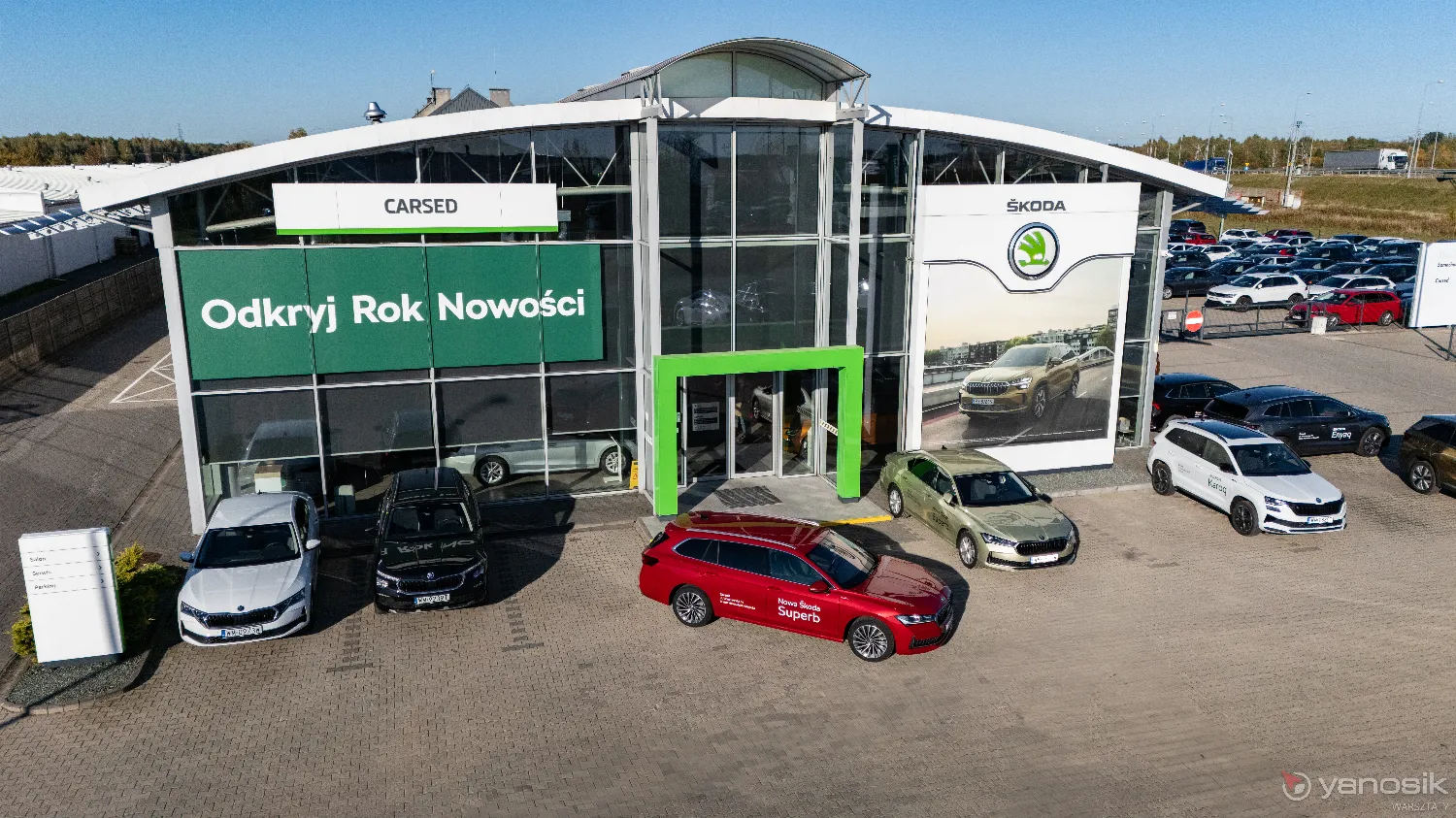 zdjęcie przedstawiające Autoryzowany Serwis Skoda i Volkswagen Samochody Osobowe- CARSED
