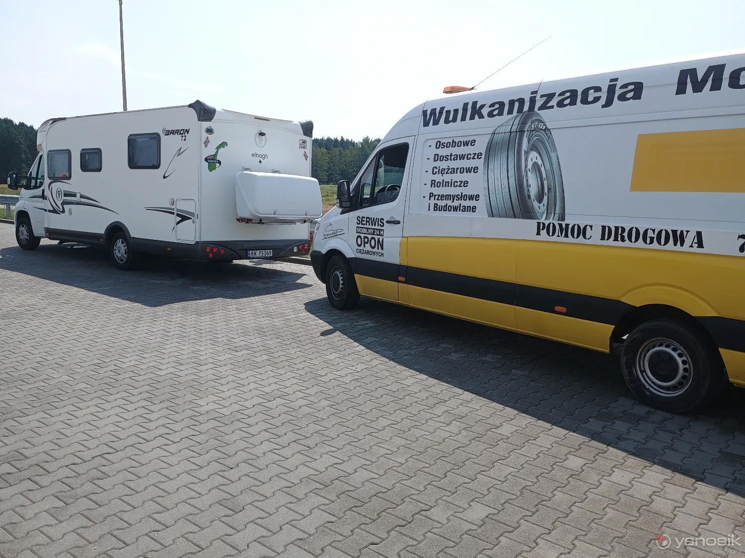 zdjęcie przedstawiające Pomoc drogowa, Mobilna wulkanizacja- 24h, Assistance