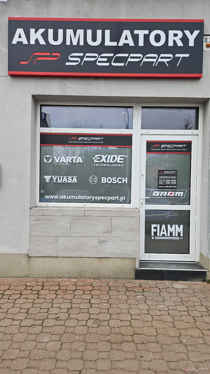 zdjęcie przedstawiające Akumulatory Specpart Sieradz 
