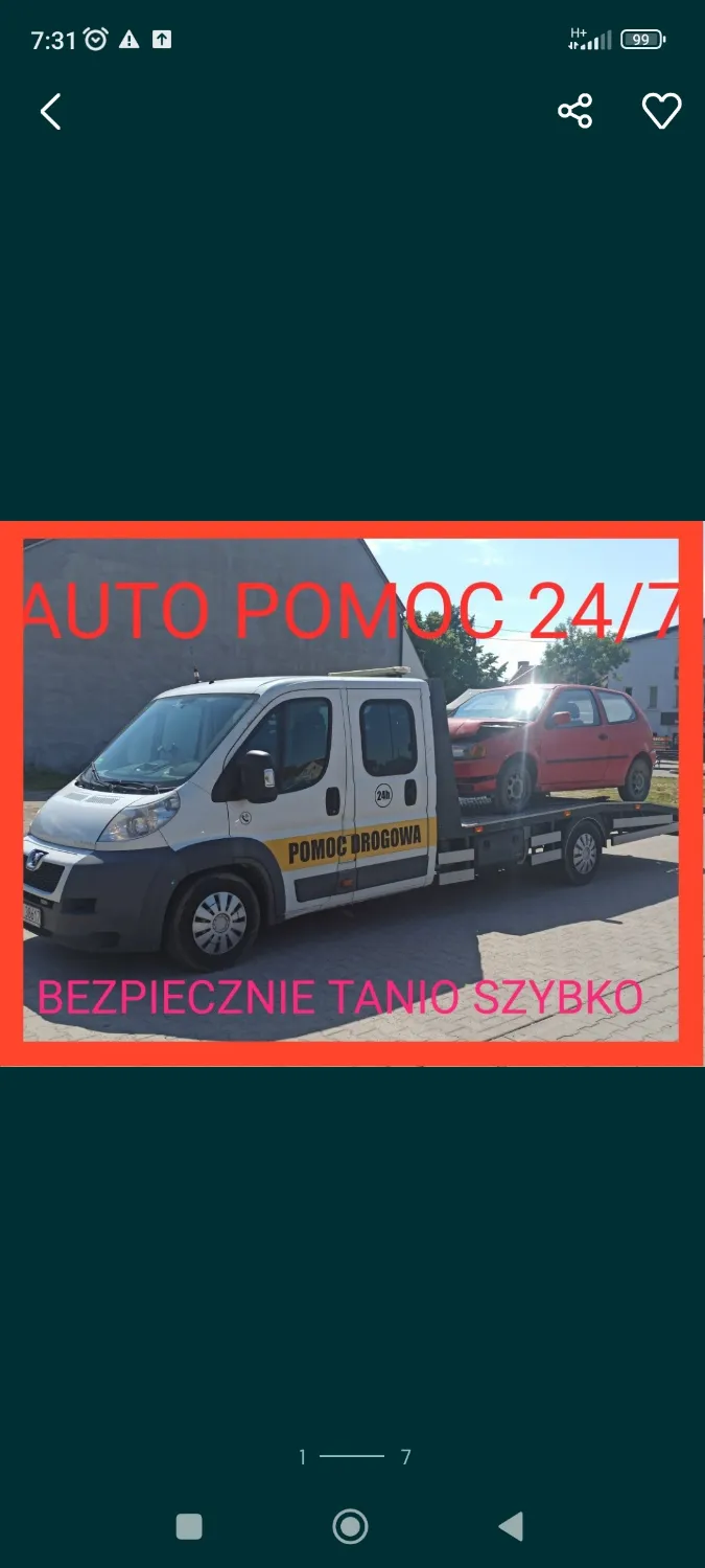 zdjęcie przedstawiające Matcars Mateusz Jurowski Pomoc drogowa Giżycko