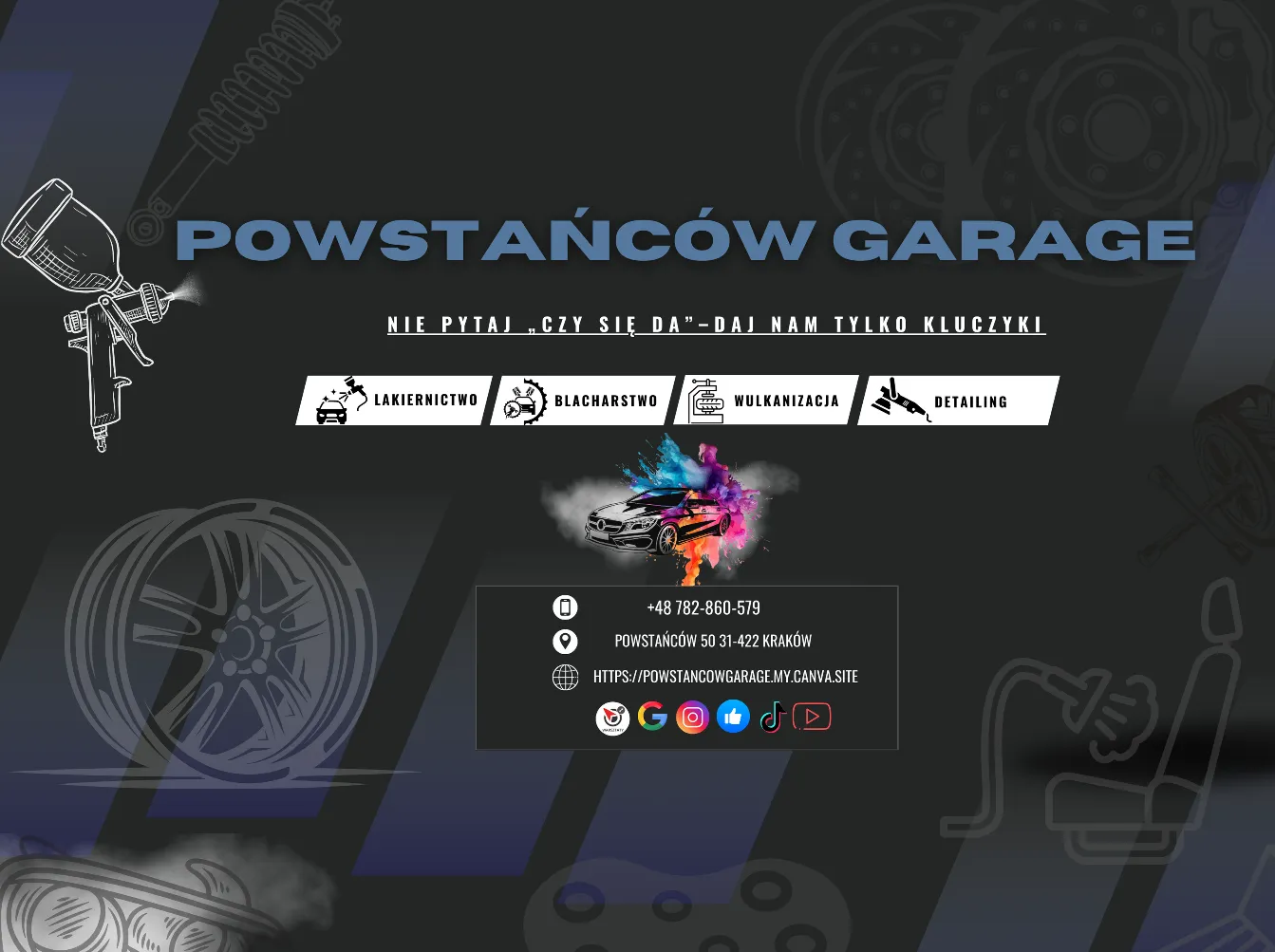 zdjęcie przedstawiające Powstańców Garage