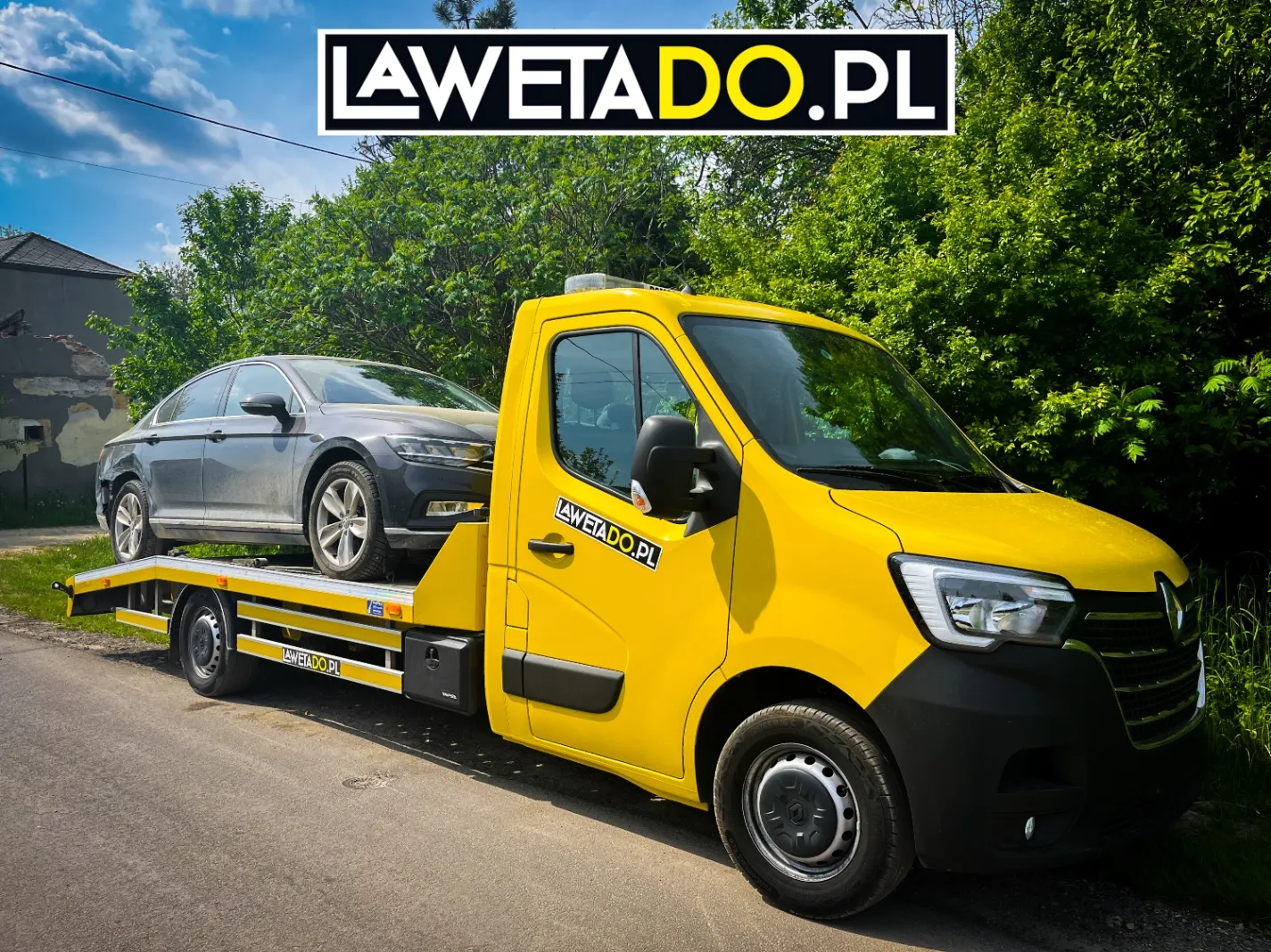 zdjęcie przedstawiające LAWETADO.PL - Całodobowa Pomoc Drogowa, laweta Olkusz