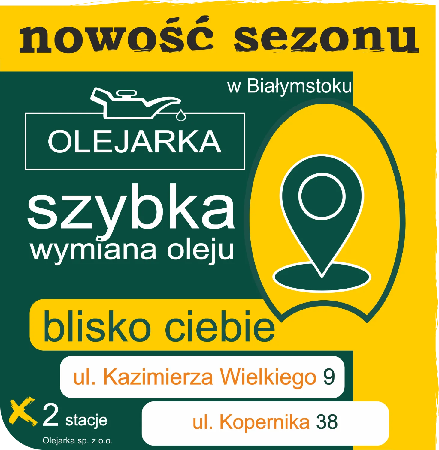 zdjęcie przedstawiające Olejarka - szybka wymiana oleju