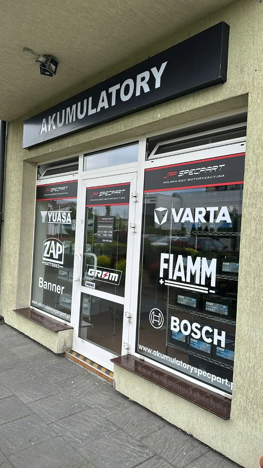 zdjęcie przedstawiające Akumulatory Specpart Oświęcim