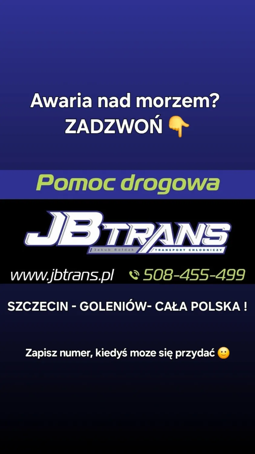 zdjęcie przedstawiające JB Trans Pomoc Drogowa - Transport