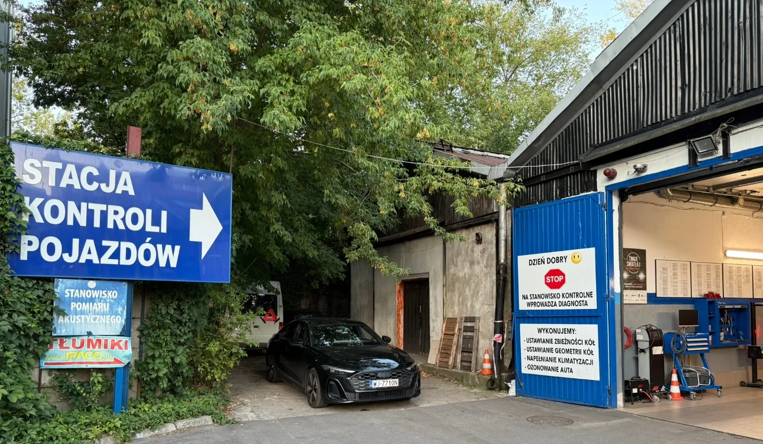 zdjęcie przedstawiające Stacja Kontroli Pojazdów Syreny 14