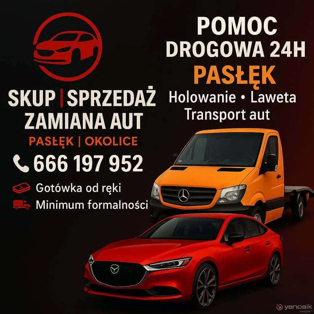 zdjęcie przedstawiające Pomoc Drogowa 24/H & Skup Aut Dawid Kutyłowski 