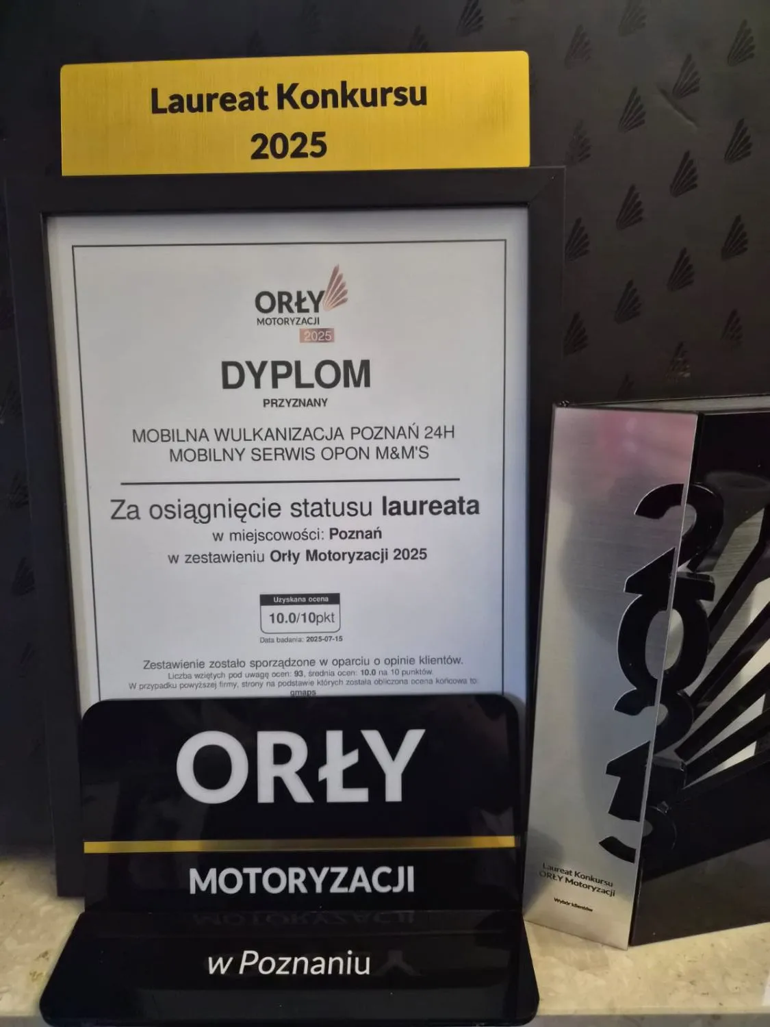 zdjęcie przedstawiające M&M's mobilny serwis opon