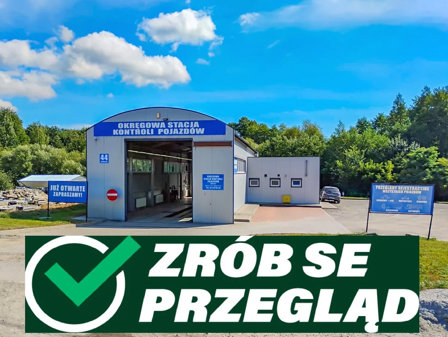 zdjęcie przedstawiające Okręgowa Stacja Kontroli Pojazdów - Orzesze