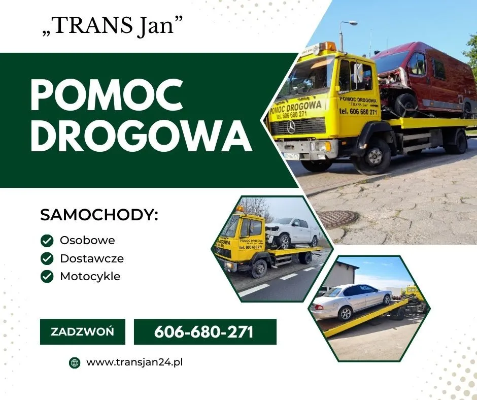 zdjęcie przedstawiające  POMOC DROGOWA CHOJNICE WARSZTAT SAMOCHODOWY TRANSJan