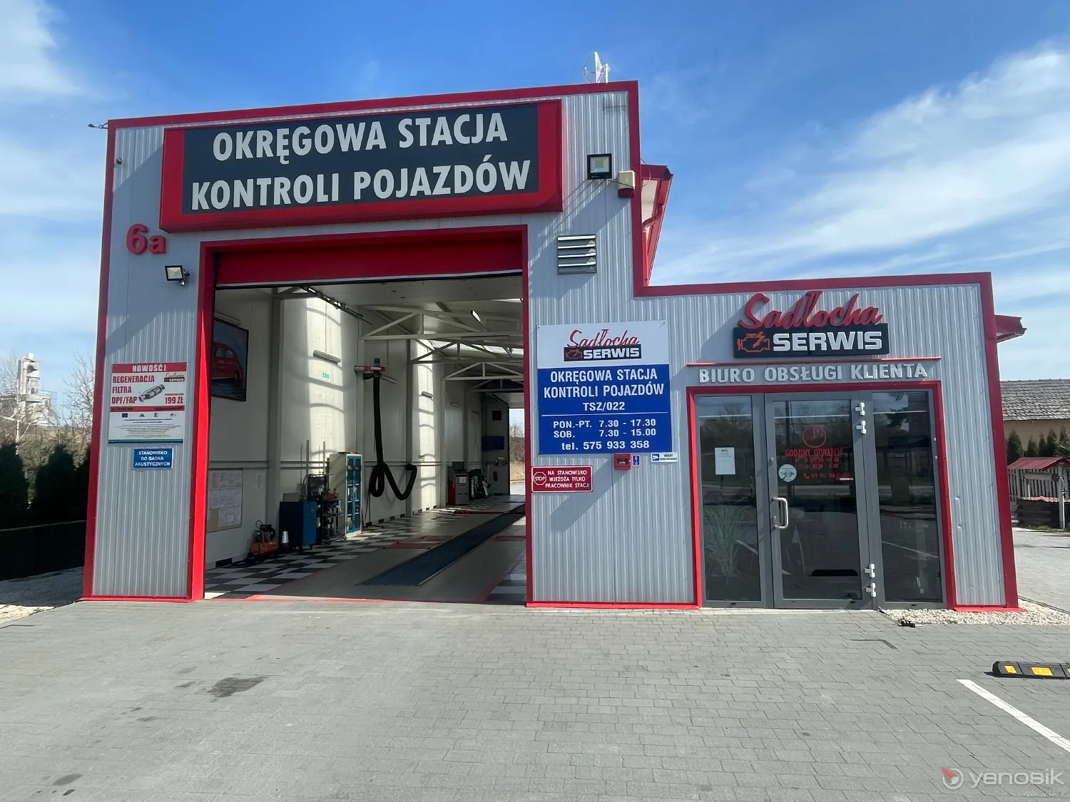 zdjęcie przedstawiające SADŁOCHA SERWIS Okręgowa Stacja Kontroli Pojazdów Rytwiany