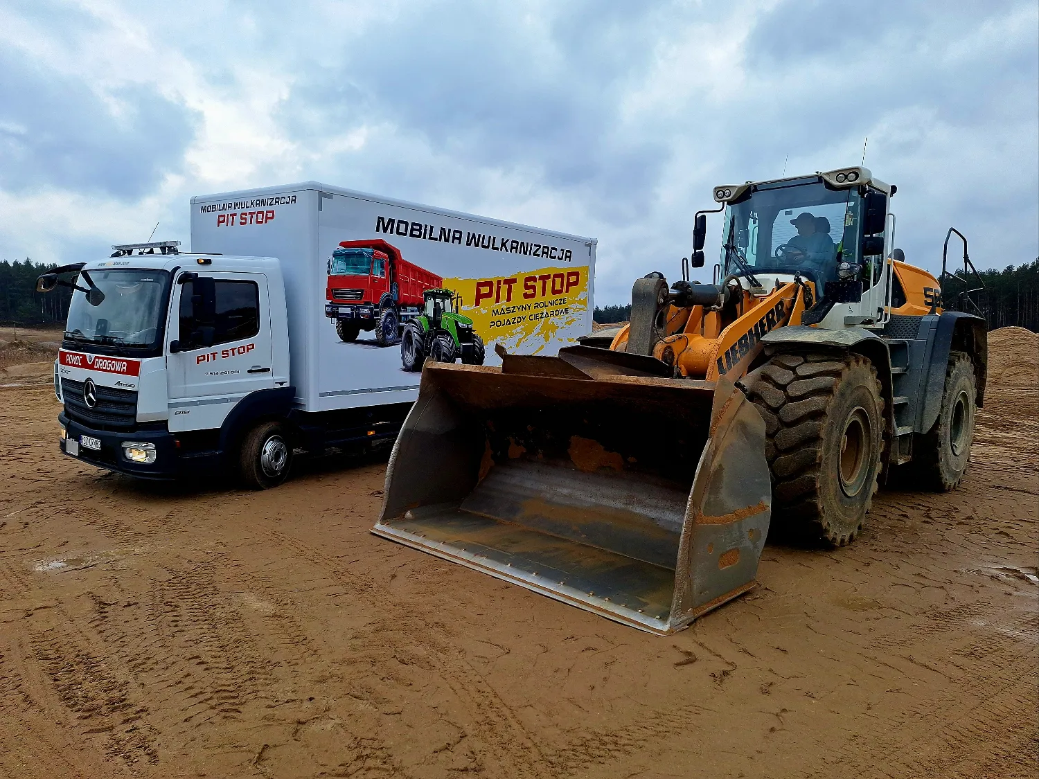 zdjęcie przedstawiające Pit Stop Andrzej Lewandowicz Mobilna Wulkanizacja