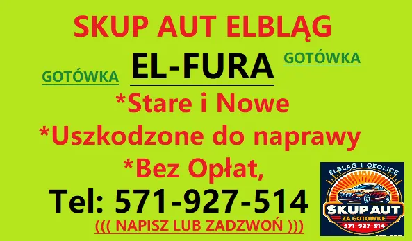 zdjęcie przedstawiające El-Fura, Skup Aut Elbląg