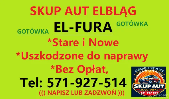 zdjęcie przedstawiające El-Fura, Skup Aut Elbląg