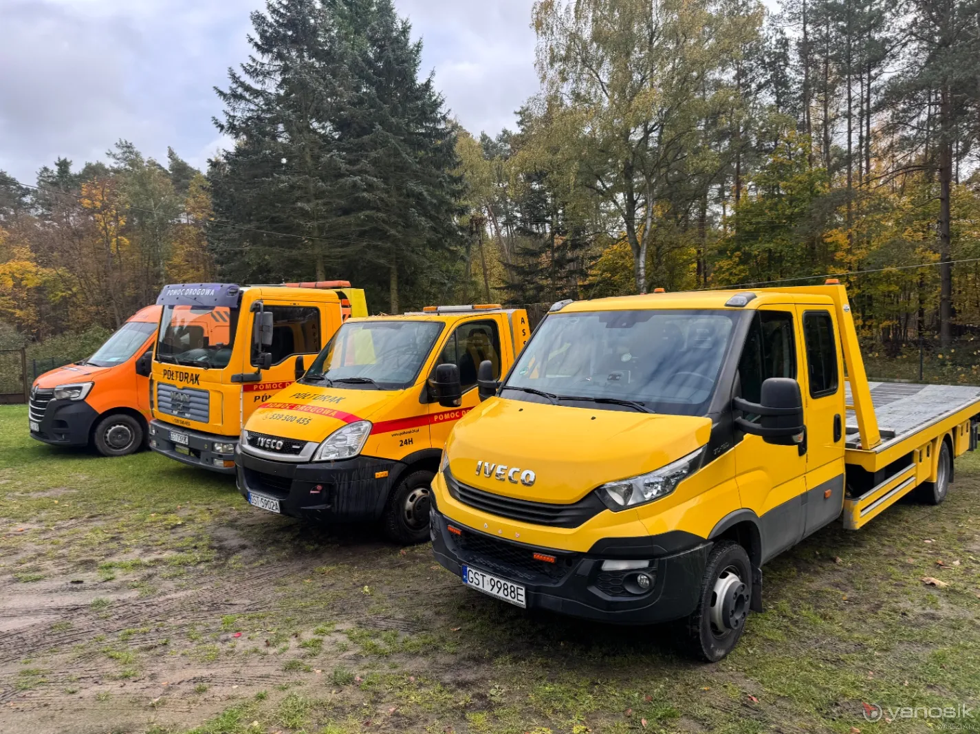 zdjęcie przedstawiające "Półtorak" Pomoc drogowa, mobilna wulkanizacja