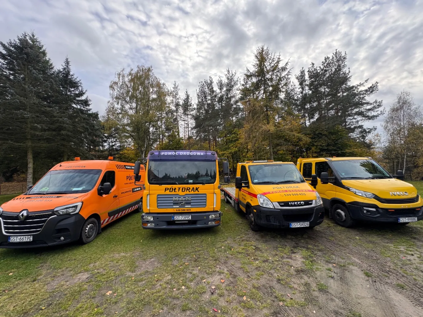 zdjęcie przedstawiające "Półtorak" Pomoc drogowa, mobilna wulkanizacja