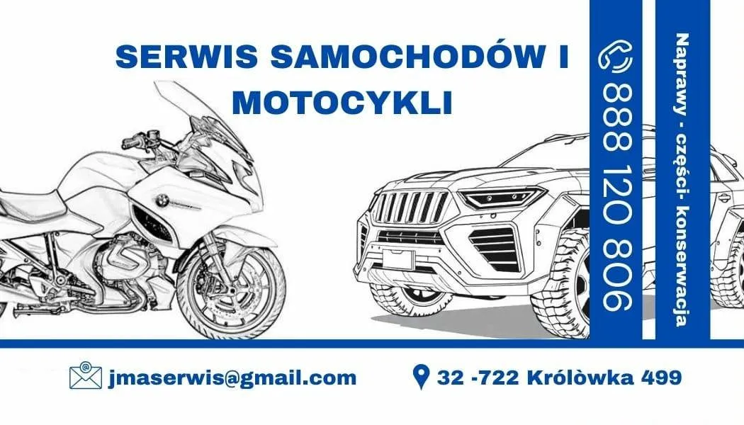 zdjęcie przedstawiające Serwis Samochodów i Motocykli - Królówka, Bochnia i okolice