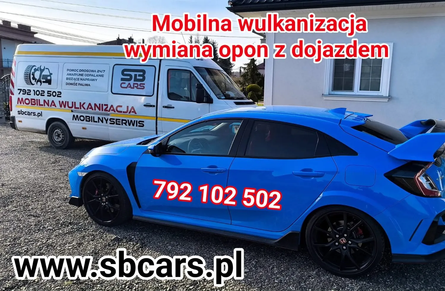 zdjęcie przedstawiające SBCars Mobilny Serwis i Wulkanizacja 24h Rzeszów