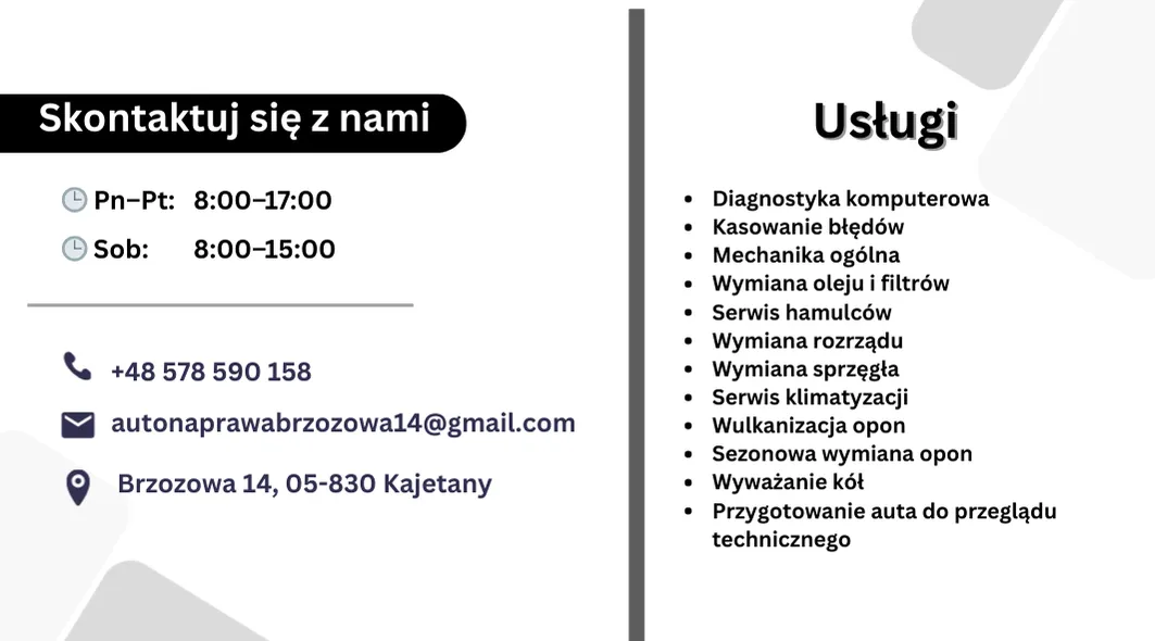 zdjęcie przedstawiające Autonaprawa Kajetany Auto-Lab