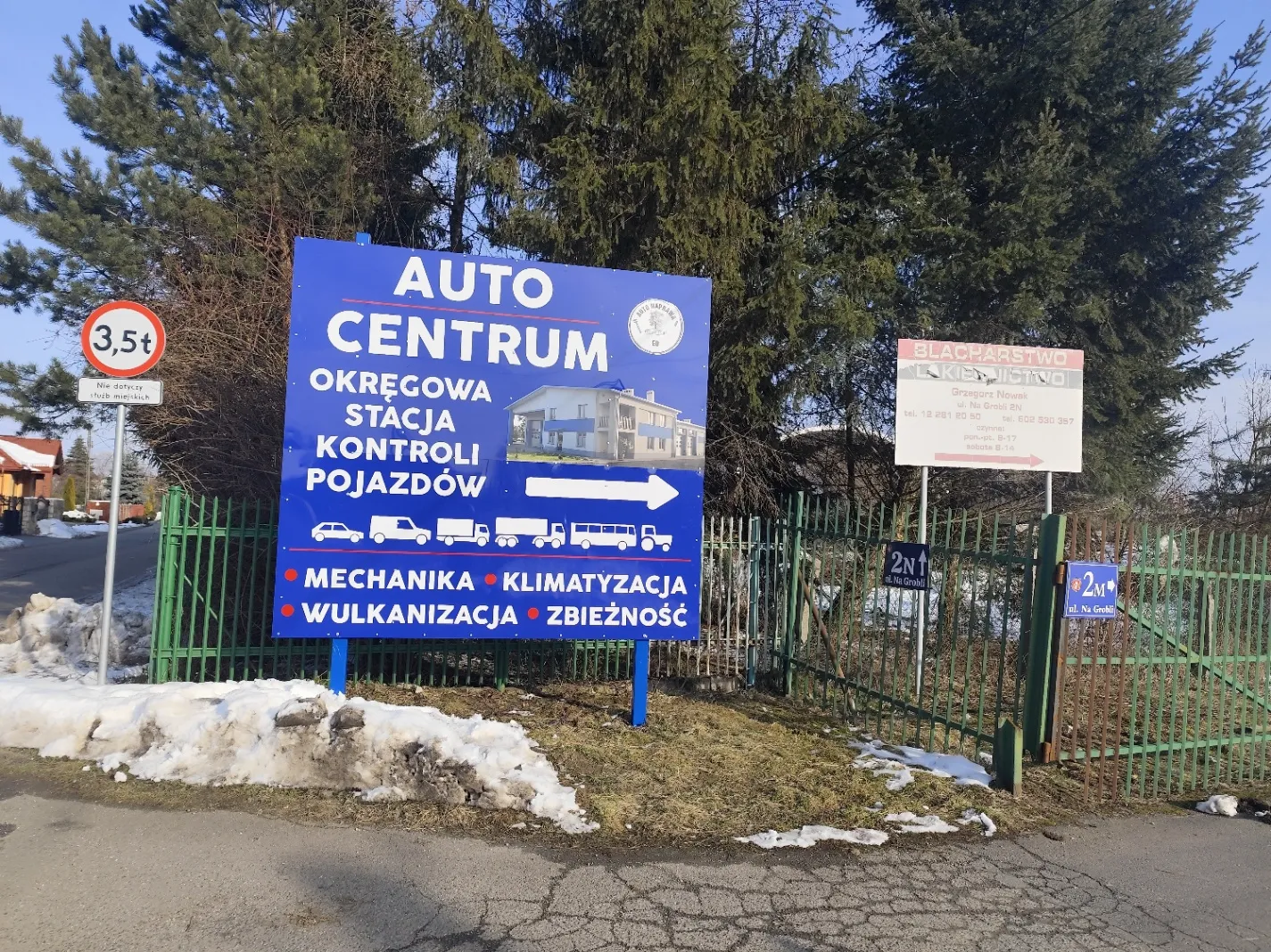 zdjęcie przedstawiające Auto Centrum Okręgowa Stacja Kontroli Pojazdów, mechanika, klimatyzacja, wulkanizacja, zbieżność 