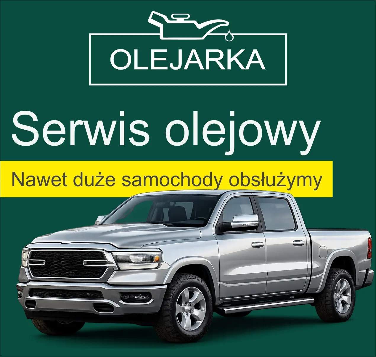 zdjęcie przedstawiające OLEJARKA - szybka wymiana oleju