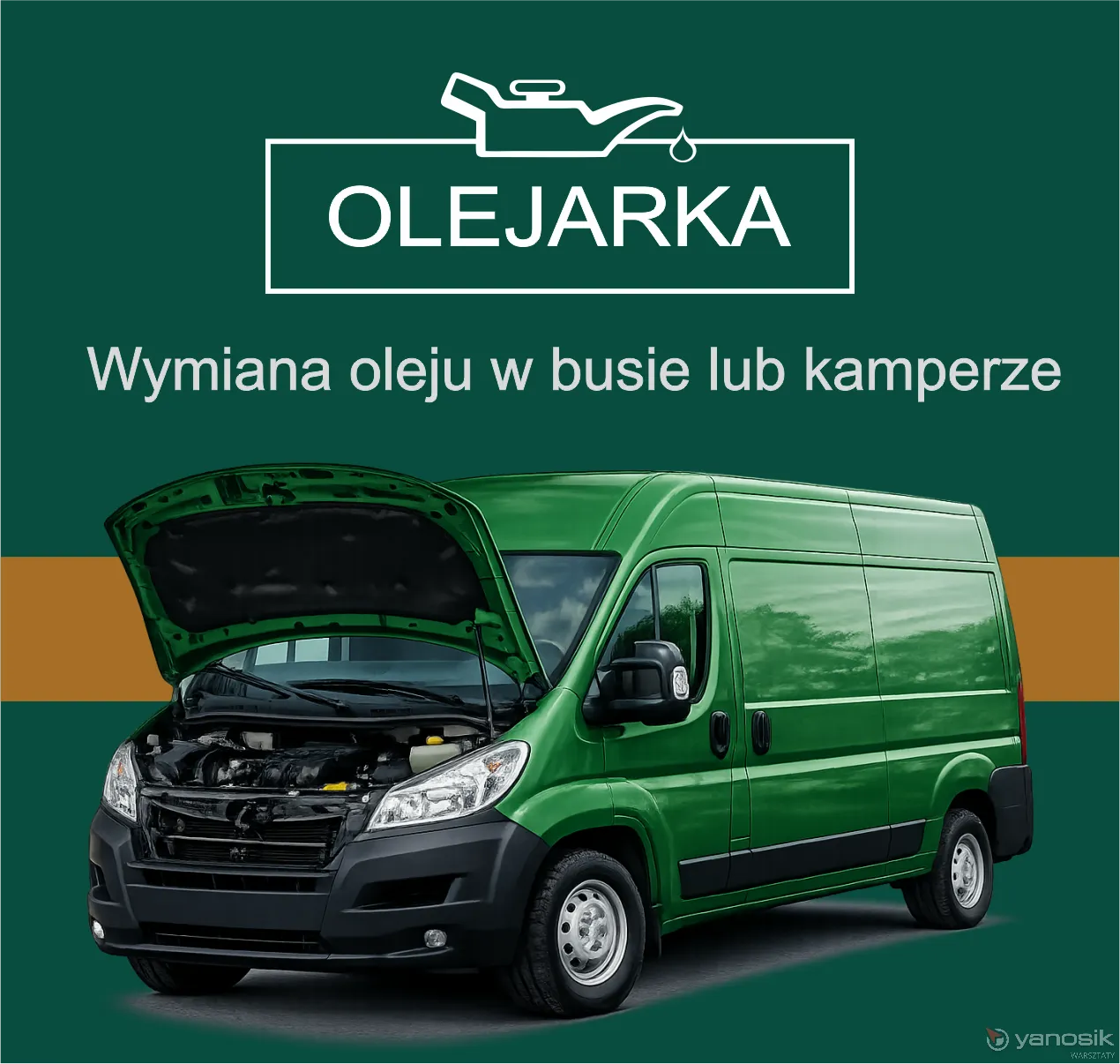 zdjęcie przedstawiające Olejarka - szybka wymiana oleju