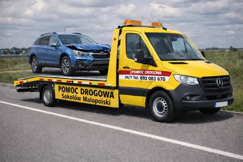 zdjęcie przedstawiające Pomoc Drogowa A4 S19 Laweta Sokołów Małopolski 