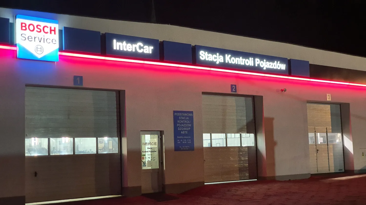 zdjęcie przedstawiające Bosch Service Inter Car Stacja Kontroli Pojazdów