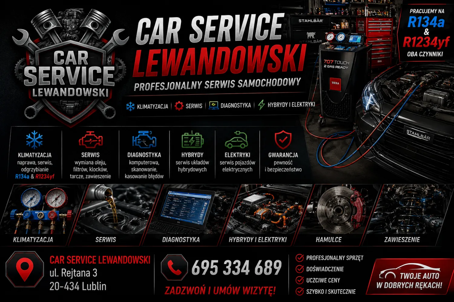 zdjęcie przedstawiające Car Service Lewandowski Warsztat samochodowy