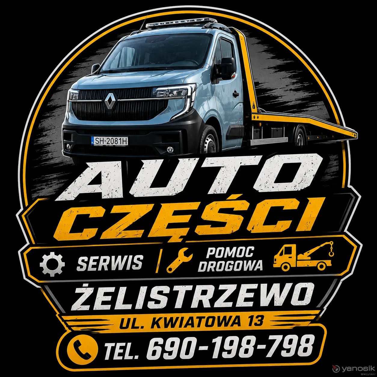 zdjęcie przedstawiające Auto części serwis wulkanizacja klimatyzacja