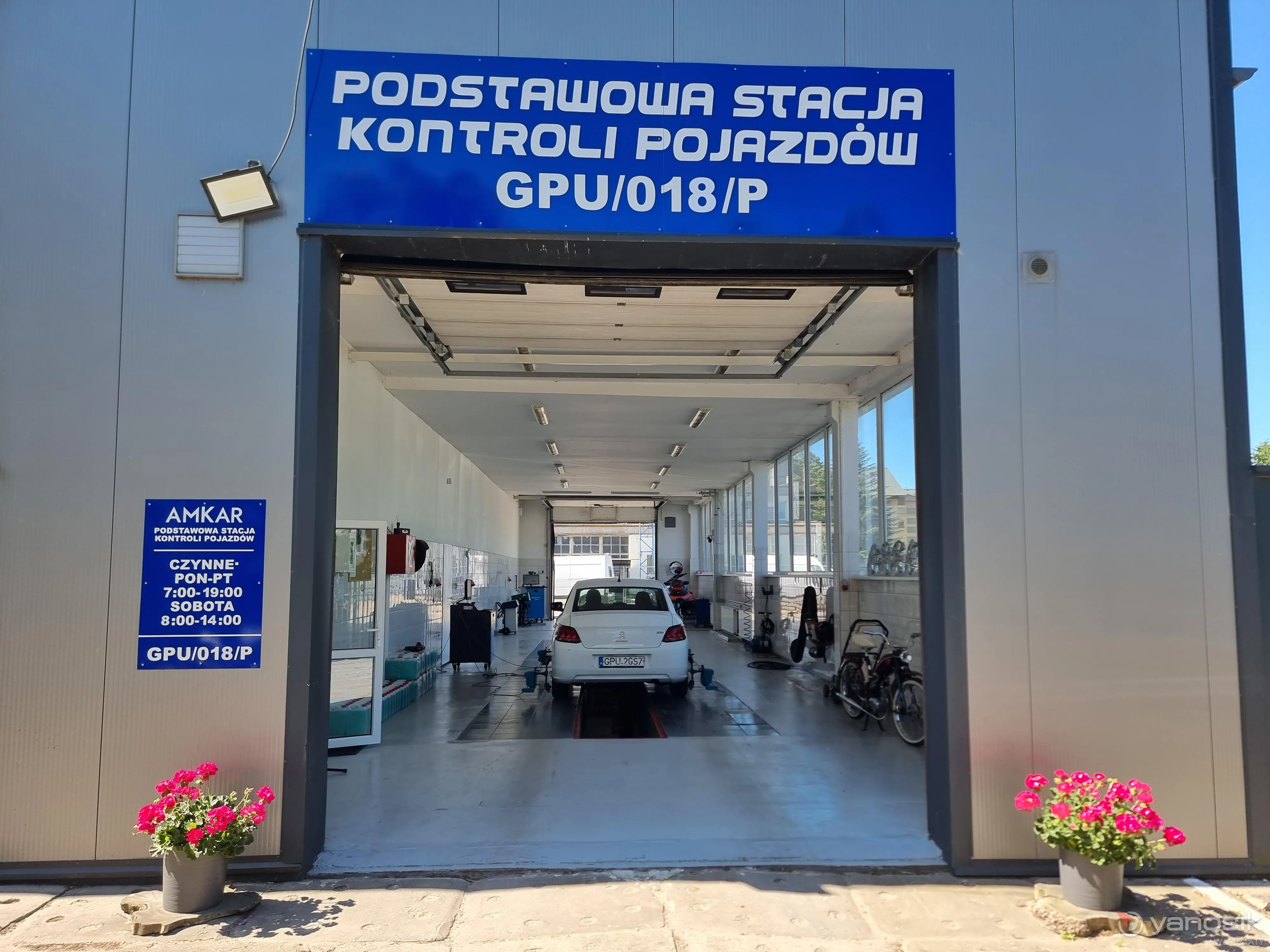 zdjęcie przedstawiające Stacja Kontroli Pojazdow Amkar