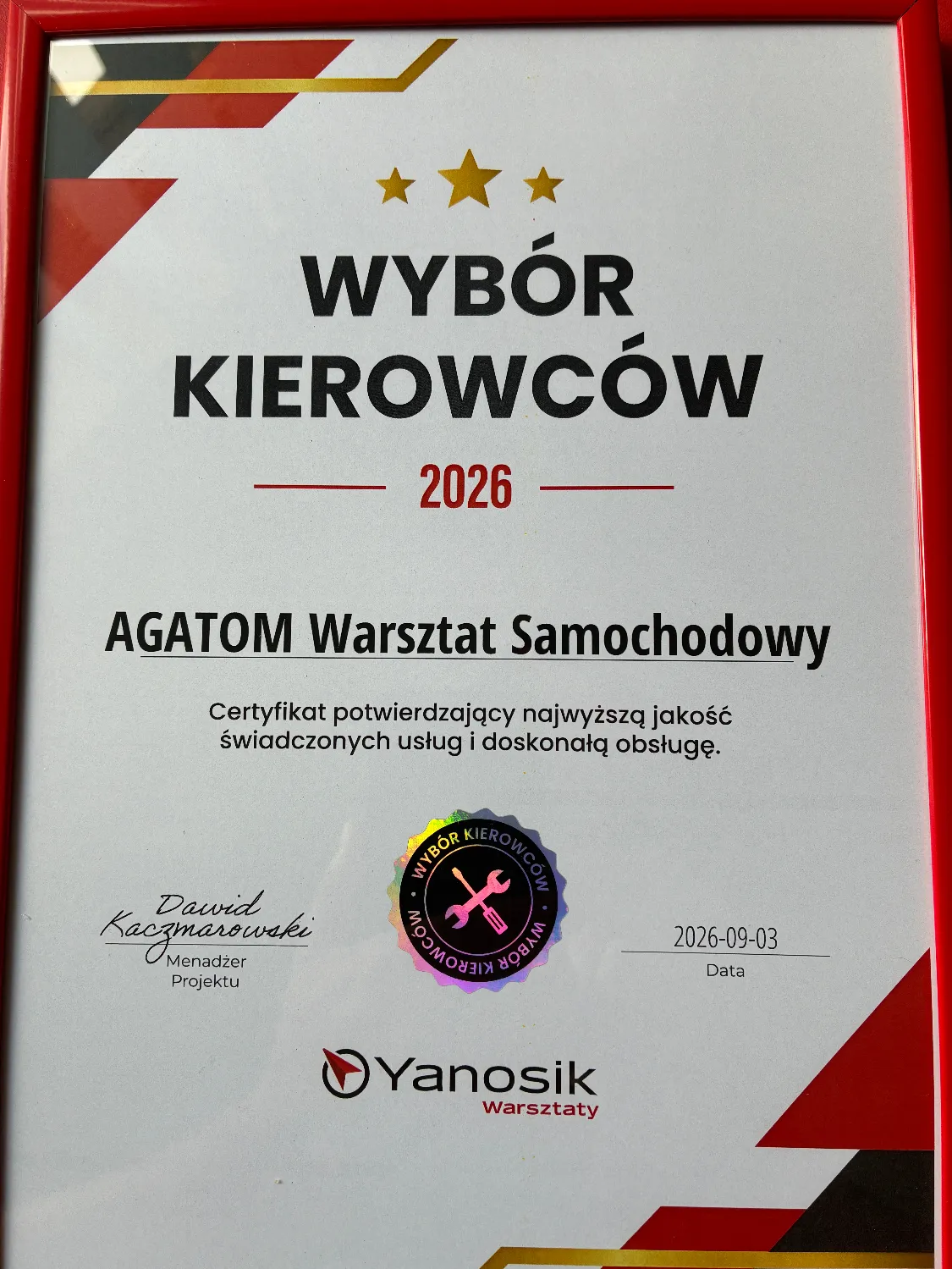 zdjęcie przedstawiające AGATOM Warsztat Samochodowy