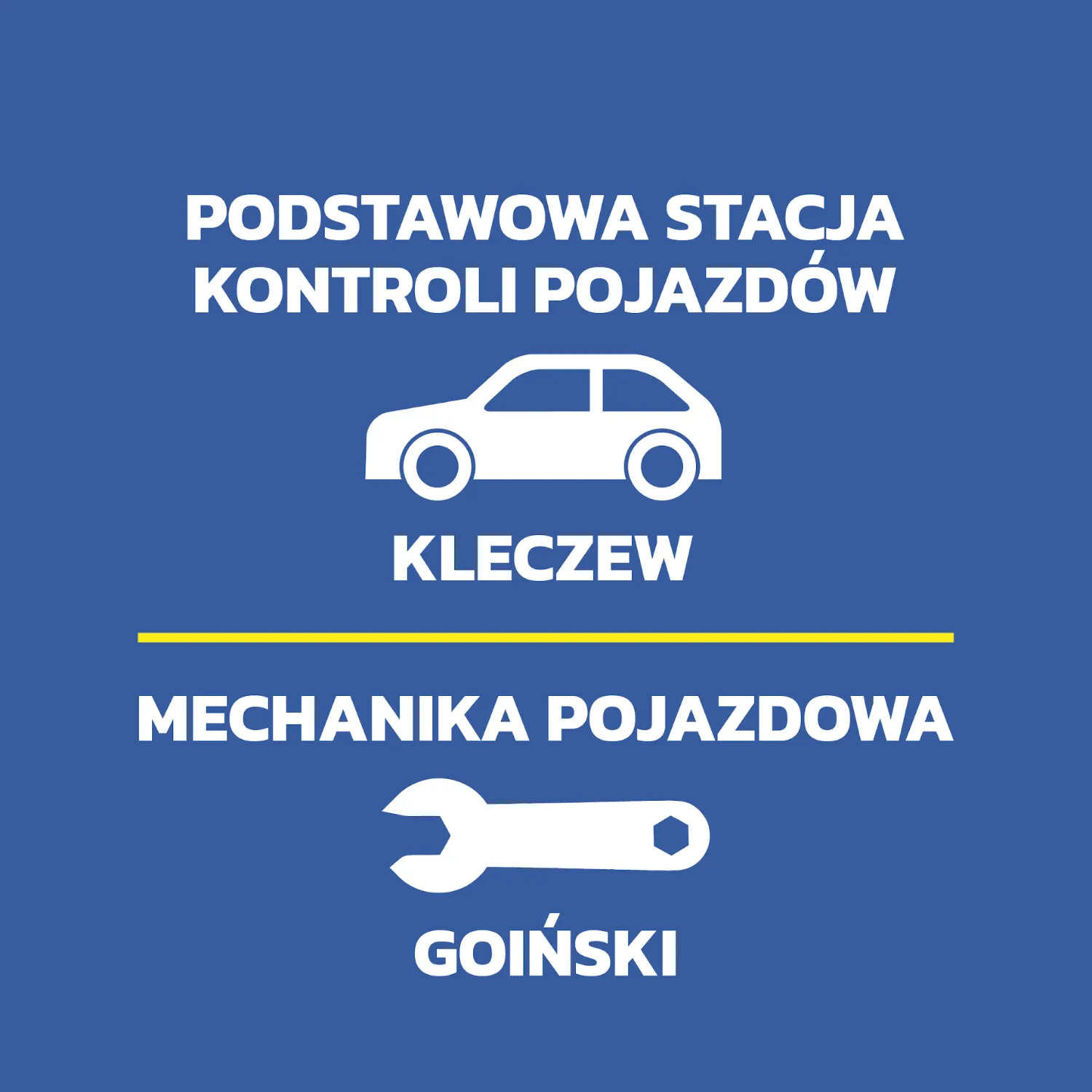 zdjęcie przedstawiające Podstawowa Stacja Kontroli Pojazdów -Mechanika Pojazdowa Goiński - Kleczew 