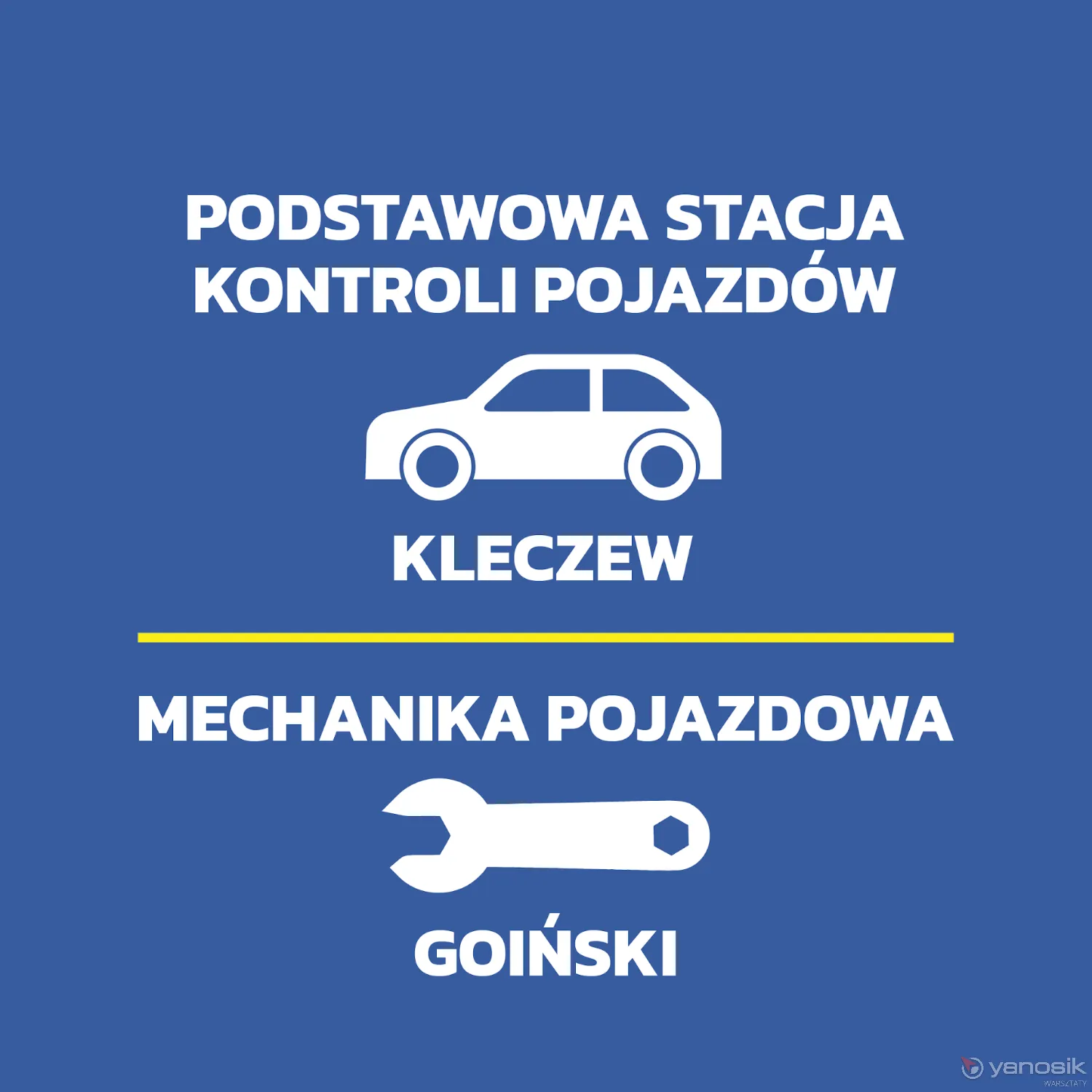 zdjęcie przedstawiające Podstawowa Stacja Kontroli Pojazdów -Mechanika Pojazdowa Goiński - Kleczew 