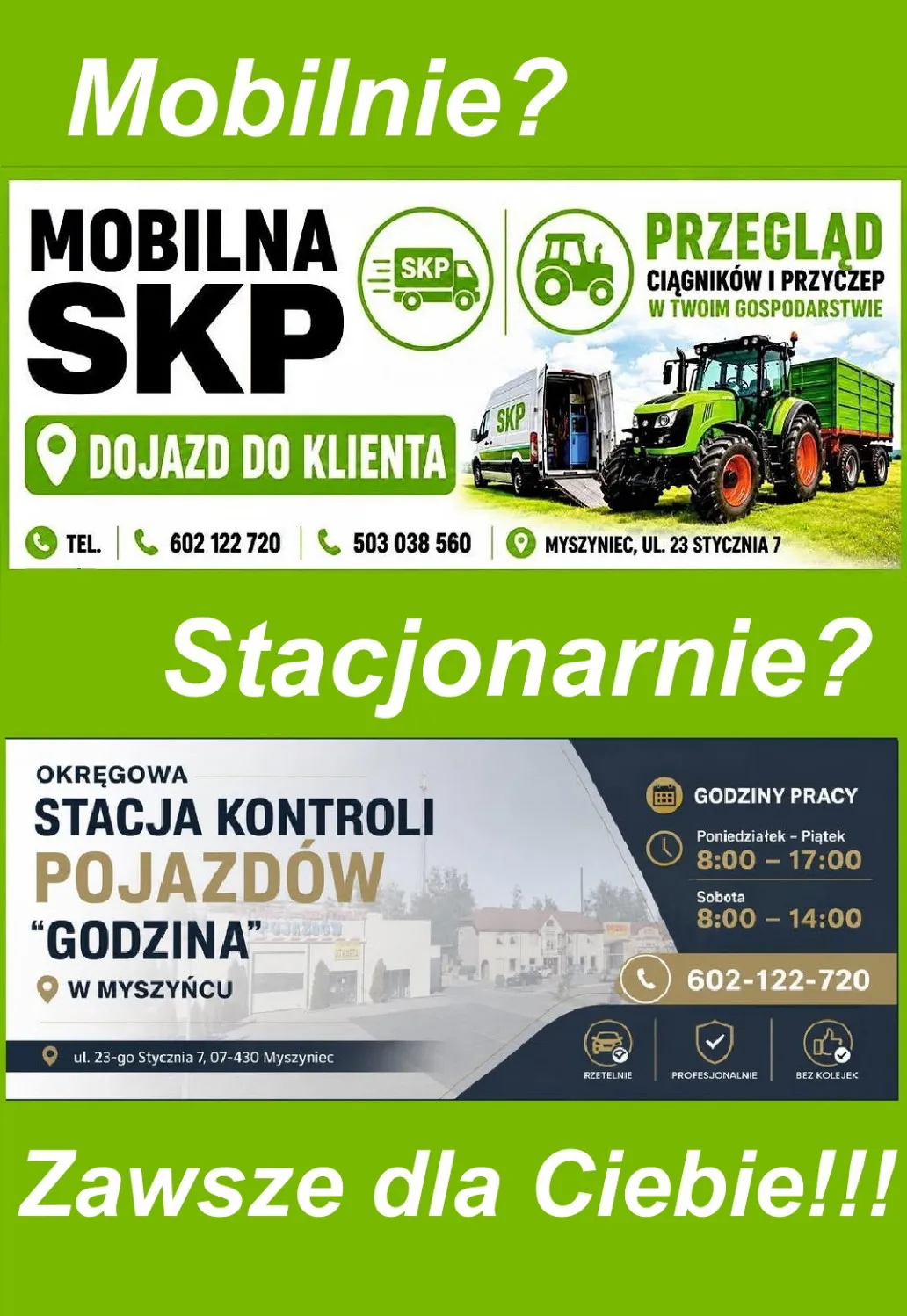 zdjęcie przedstawiające Okręgowa Stacja Kontroli Pojazdów GODZINA